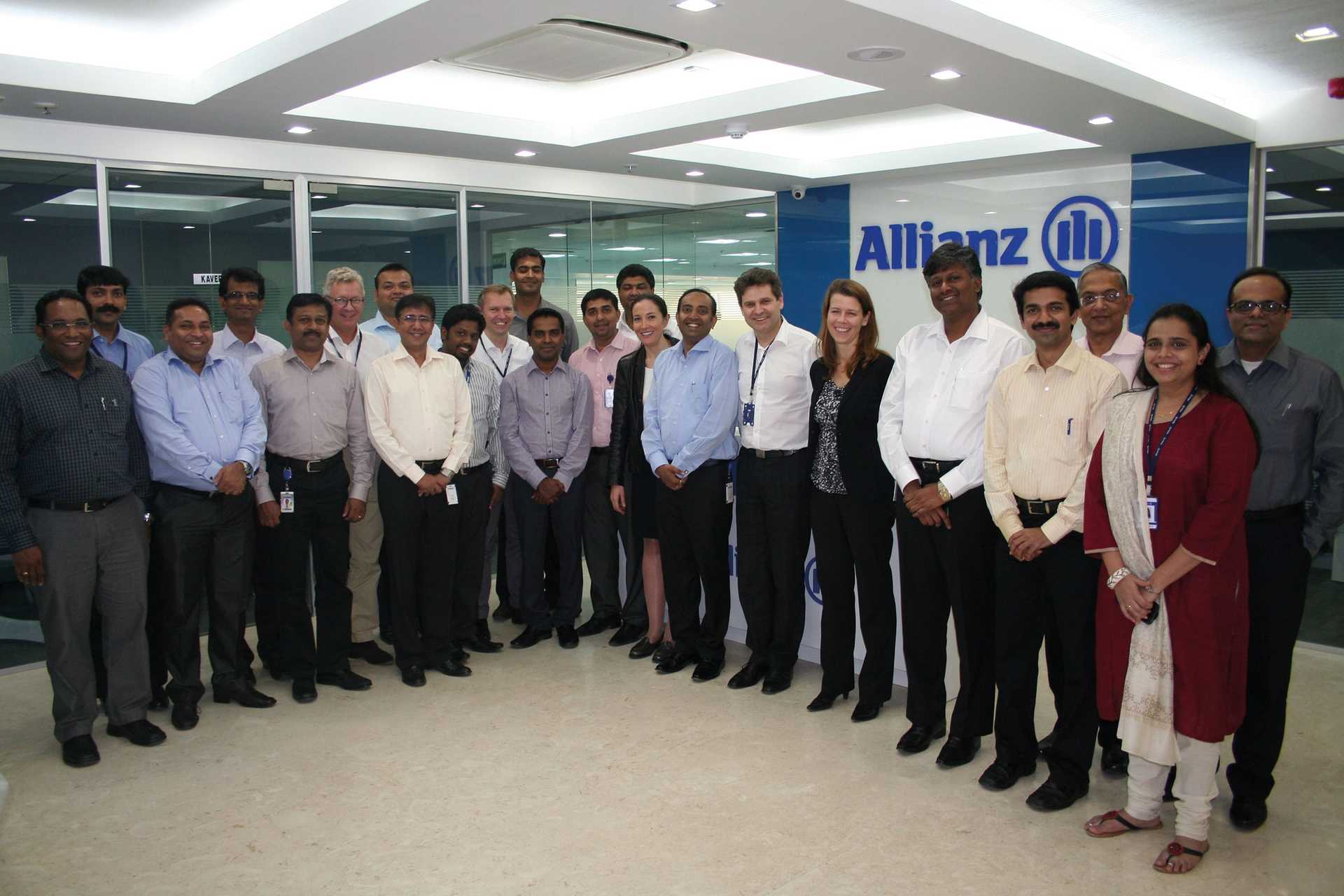 Picture of Allianz Cornhill Information Services was established in India